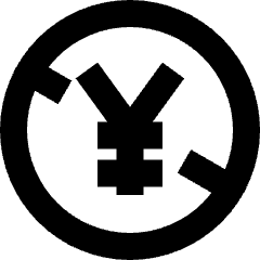 Non Commercial Yen Icon from Sharp Remix Set