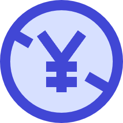 Non Commercial Yen Icon from Sharp Duo Set