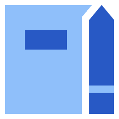 Notebook Icon from Sharp Flat Set