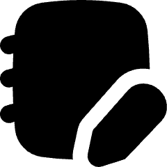 Notebook Icon from Flex Solid Set