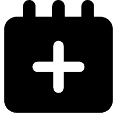 Notepad Add Icon from Core Solid Set