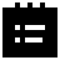 Notepad List Icon from Sharp Solid Set