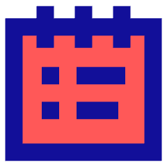 Notepad List Icon from Sharp Pop Set