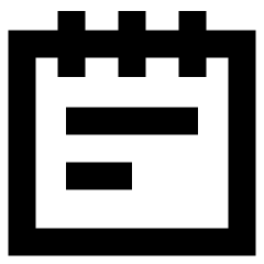 Notepad Text Icon from Sharp Remix Set