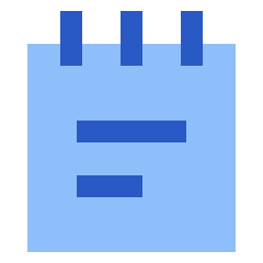 Notepad Text Icon from Sharp Flat Set