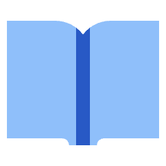 Open Book Icon from Sharp Flat Set