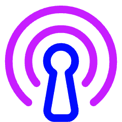 Podcast Wifi Hotspot Icon from Plump Neon Set