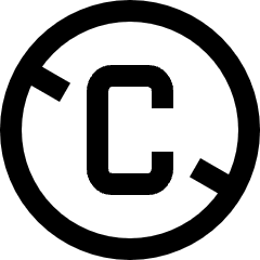 Public Domain Icon from Sharp Line Set