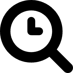 Search History Browser Icon from Core Solid Set