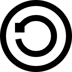 Share Alike Icon from Sharp Line Set