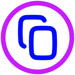 Share Link Circle Icon from Plump Neon Set