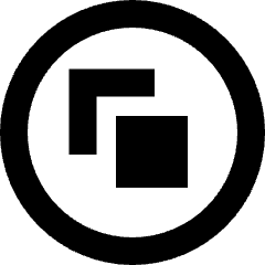 Share Link Circle Icon from Sharp Remix Set