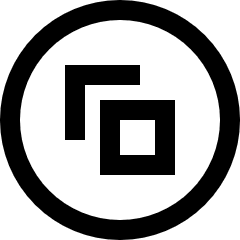 Share Link Circle Icon from Sharp Line Set