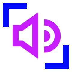 Speaker Select To Speak Icon from Sharp Neon Set