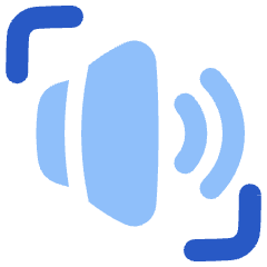 Speaker Select To Speak Icon from Plump Flat Set