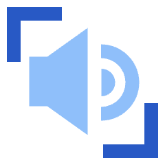 Speaker Select To Speak Icon from Sharp Flat Set