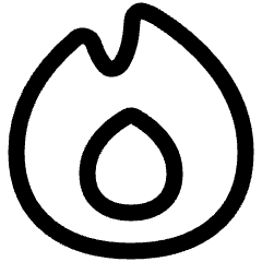 Trending Content Icon from Plump Line Set