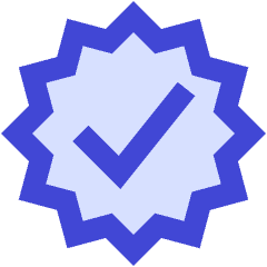 Warranty Badge Highlight Icon from Sharp Duo Set