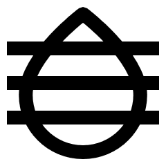 Watermark Icon from Sharp Line Set