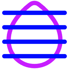 Watermark Icon from Plump Neon Set