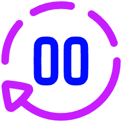Auto Pause Icon from Plump Neon Set
