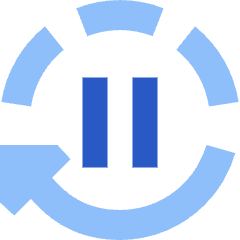 Auto Pause Icon from Sharp Flat Set
