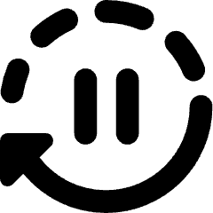 Auto Pause Icon from Core Solid Set