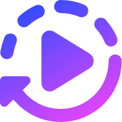 Auto Play Icon from Core Gradient Set