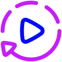 Auto Play Icon from Plump Neon Set