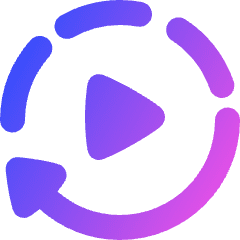 Auto Play Icon from Plump Gradient Set