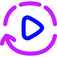 Auto Play Icon from Flex Neon Set