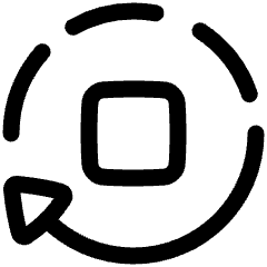 Auto Stop Icon from Plump Line Set