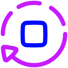 Auto Stop Icon from Plump Neon Set