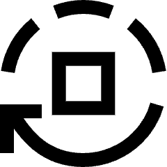 Auto Stop Icon from Sharp Line Set