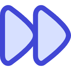 Button Fast Forward 1 Icon from Flex Duo Set