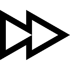 Button Fast Forward 1 Icon from Sharp Line Set