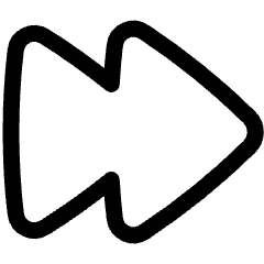 Button Fast Forward 1 Icon from Plump Line Set