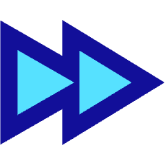 Button Fast Forward 1 Icon from Sharp Pop Set