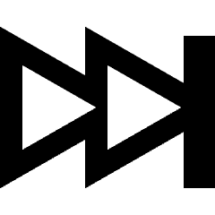 Button Fast Forward 2 Icon from Sharp Remix Set