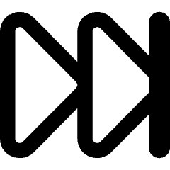 Button Fast Forward 2 Icon from Core Remix Set