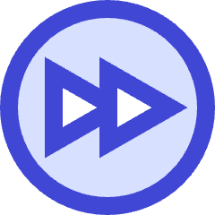 Button Fast Forward Circle 1 Icon from Sharp Duo Set