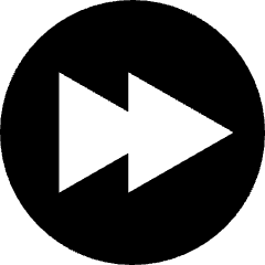Button Fast Forward Circle 1 Icon from Sharp Solid Set