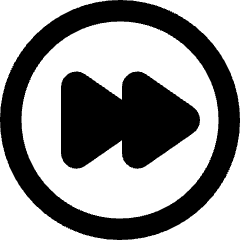 Button Fast Forward Circle 1 Icon from Core Remix Set