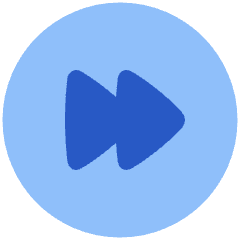 Button Fast Forward Circle 1 Icon from Plump Flat Set