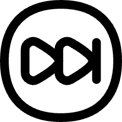 Button Fast Forward Circle 2 Icon from Flex Line Set