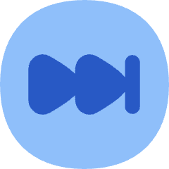 Button Fast Forward Circle 2 Icon from Flex Flat Set