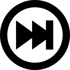 Button Fast Forward Circle 2 Icon from Sharp Remix Set
