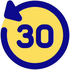 Button Go Backward 30 Icon from Core Pop Set