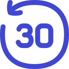 Button Go Backward 30 Icon from Flex Duo Set