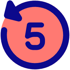 Button Go Backward 5 Icon from Core Pop Set